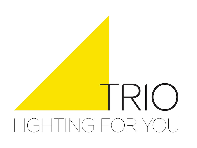 Trio 5-flammige LED Deckenlampe matt Textil Nickel Schirme
