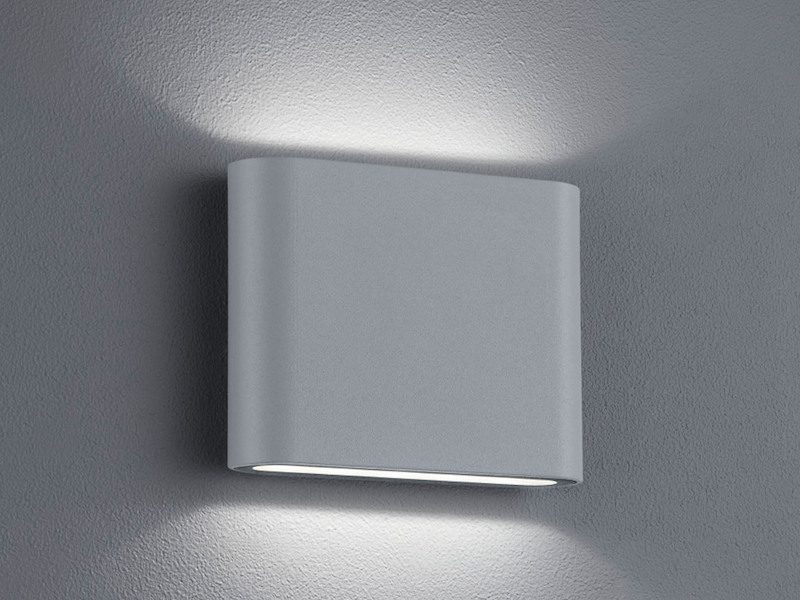 LED Außenwandlampe Up and Down Light Titan 11,5cm - 2er Set für Hausbeleuchtung