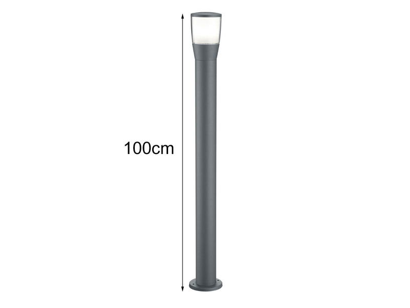 2er-Set LED Wegeleuchten aus Aluminium Anthrazit 100cm, IP54