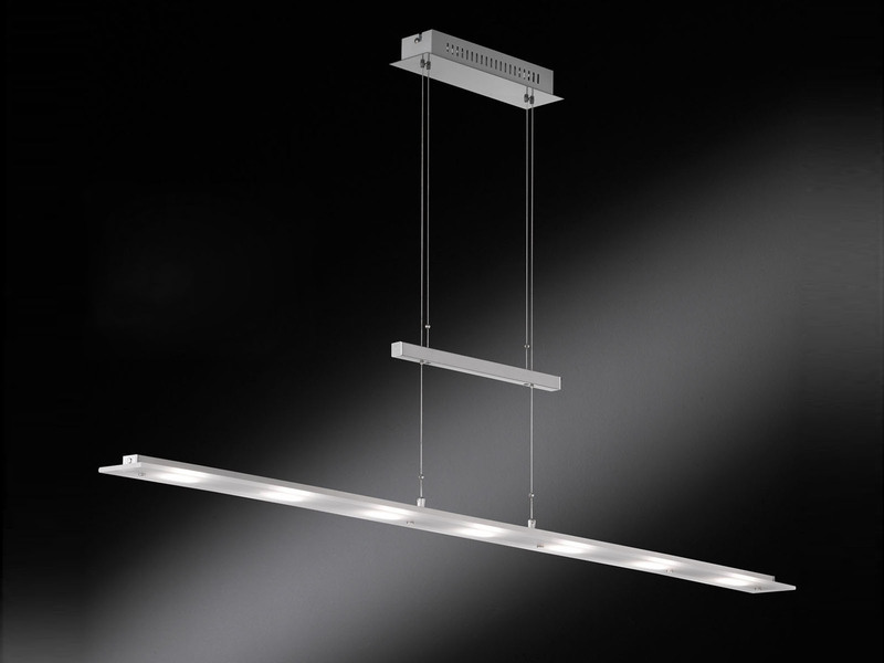 LED Pendelleuchte LARGO dimmbar & höhenverstellbar, Breite 135 cm