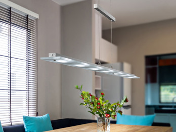 LED Pendelleuchte LARGO dimmbar & höhenverstellbar bis 150cm lang, Breite 135 cm