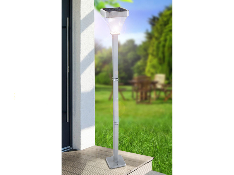 LED Solarleuchte Wegeleuchte 1m, Solar Gartenleuchte zur Außenbeleuchtung