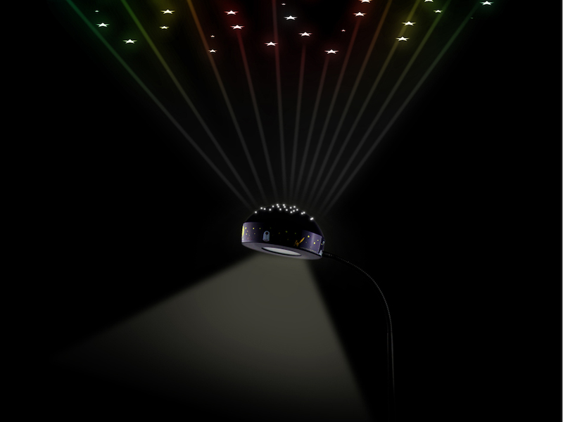 LED Tischleuchte Kleiner Prinz tolle Lichteffekte durch LED-Farbwechsler