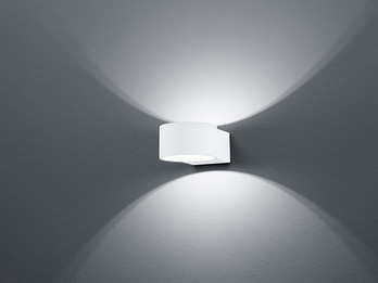 LED Wandleuchte LACAPO mit Up- & Down Lichteffekt, weiß matt, Osram LED