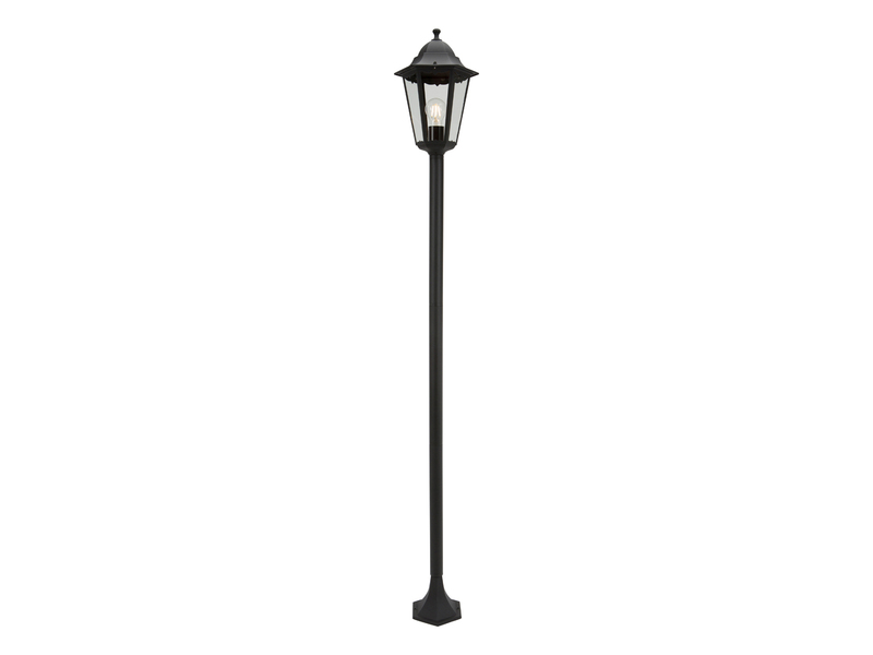 LED Außen Mastleuchte im Landhausstil aus Aluminium, Höhe 170cm