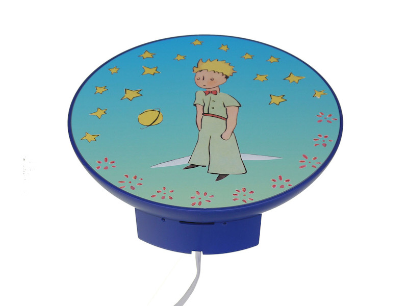 LED Kinderzimmer Wandlampe Kleiner Prinz Blau, Ø 25cm