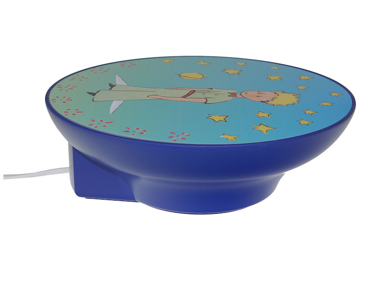 LED Kinderzimmer Wandlampe Kleiner Prinz Blau, Ø 25cm