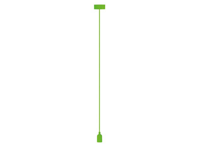 Universal Schnurpendel Textil grün für Hängelampe E27 max. 60W, Kabel 140cm