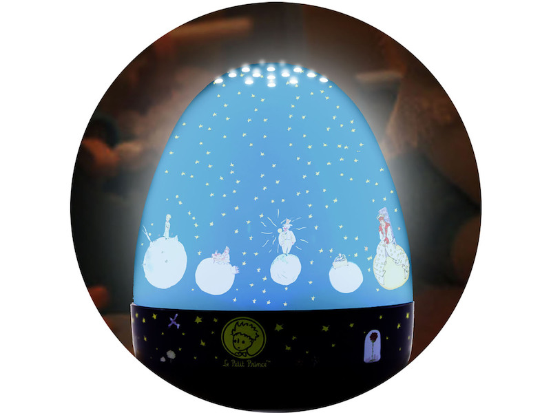 Magische Laterne Kleiner Prinz Nachtlicht mit Spieluhr und Lichtspiel