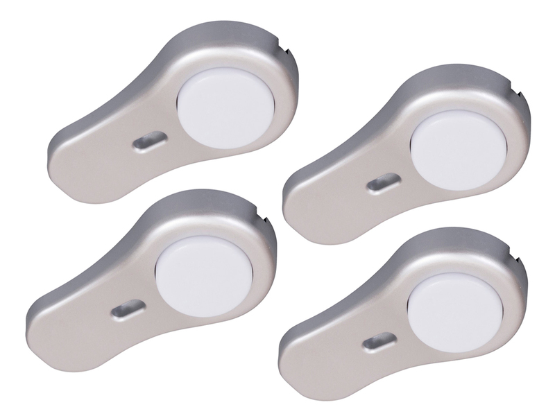 SET: 4 LED Möbeleinbauleuchten, ideal für Schränke, Sideboards u.a. Möbel