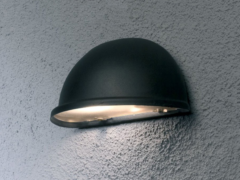 LED Außenwandleuchte Aluminium Schwarz - Moderne Hausbeleuchtung