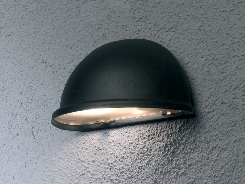 LED Außenwandleuchte TORINO Aluminium Schwarz - Moderne Hausbeleuchtung