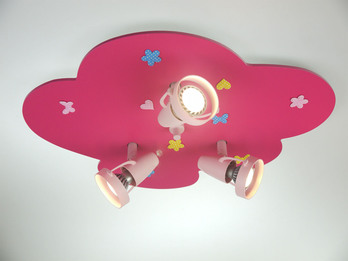 LED Deckenstrahler BLUMENWIESE dreiflammig, schwenkbare Spots, Wolken-Strahler