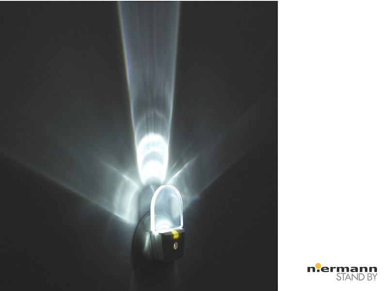 2er Set LED-Nachtlichter SLIM mit Dämmerungssensor, LED 0,5W