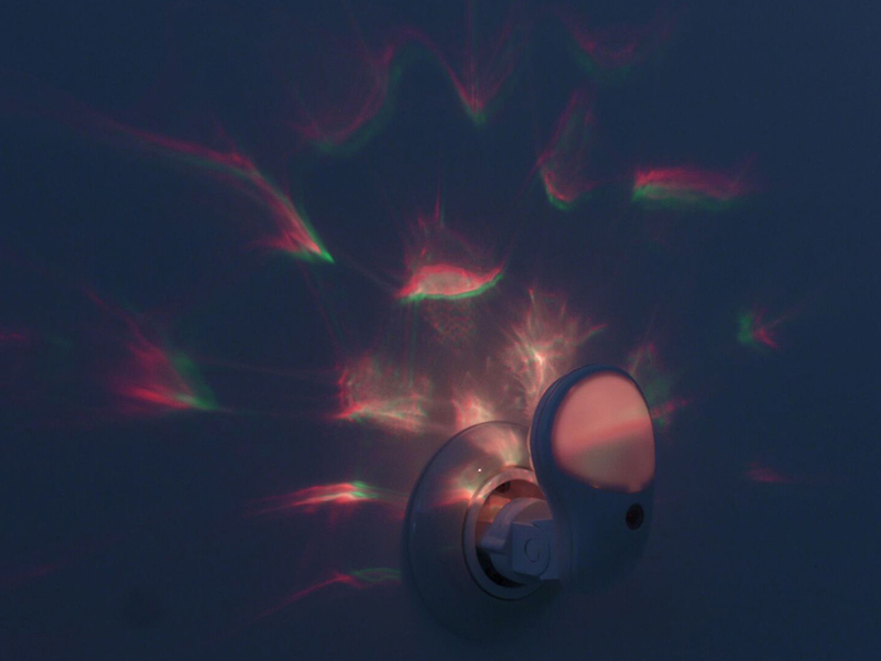 2er SET Schwenkbare LED-Nachtlichter mit Farbwechlser, Dämmerungssensor