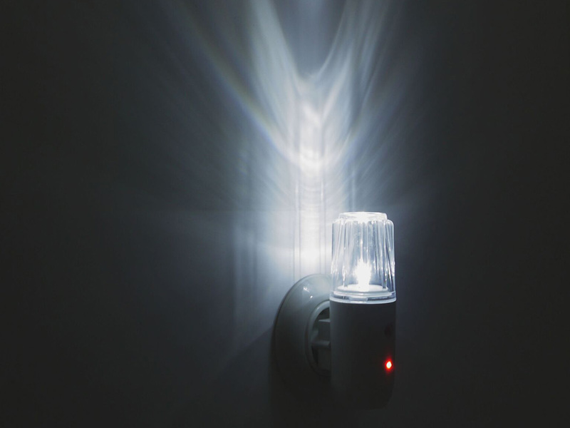 2er LED Taschenlampe Nachtlichter LED 3in1 Set Notlicht &