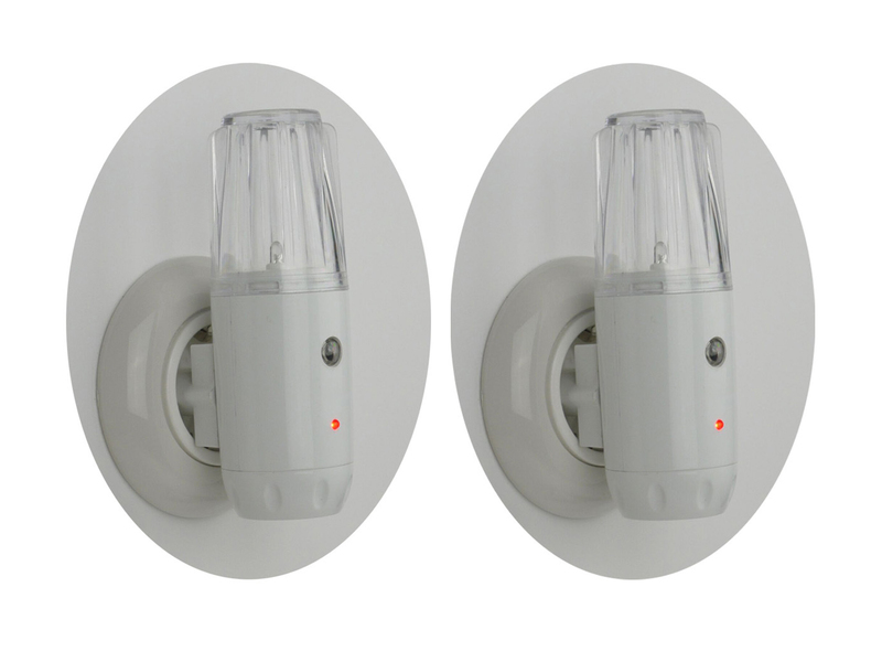 2er Set LED Notlicht Nachtlichter Taschenlampe & LED 3in1