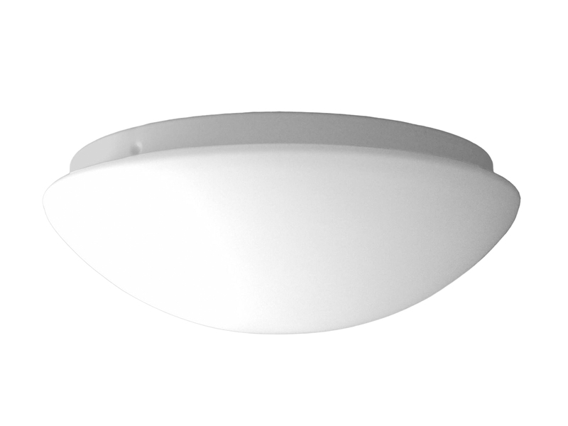 LED Deckenleuchte / Deckenschale rund, Opalglas matt, Ø 25cm