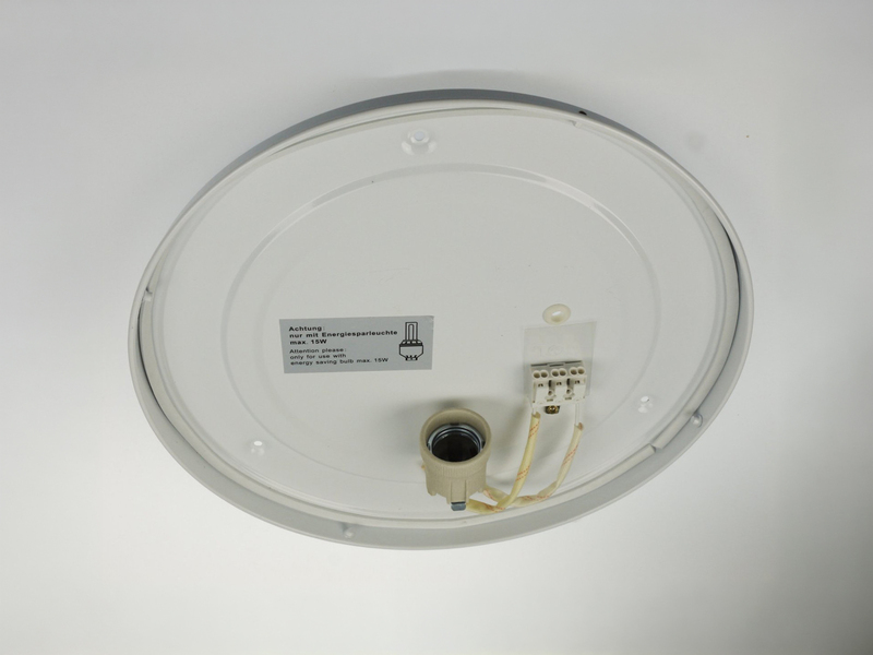 LED Deckenleuchte / Deckenschale rund, Kunststoff opalweiß, Ø 36 cm