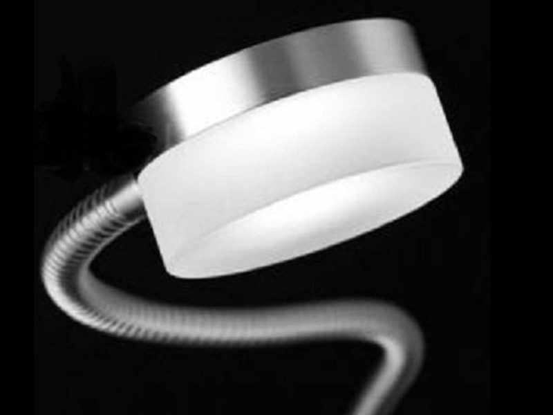 Anschraubbare LED Schwanenhals Leselampe / Bettleuchte LUG mit Schalter