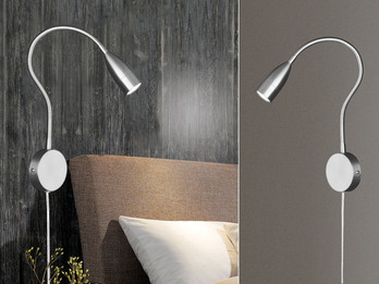 LED Wandleuchte STEN dimmbar, Leseleuchte Wandmontage, Breite 8cm