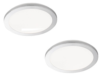 2er SET dimmbare Badezimmer LED Deckenleuchten Ø 40cm