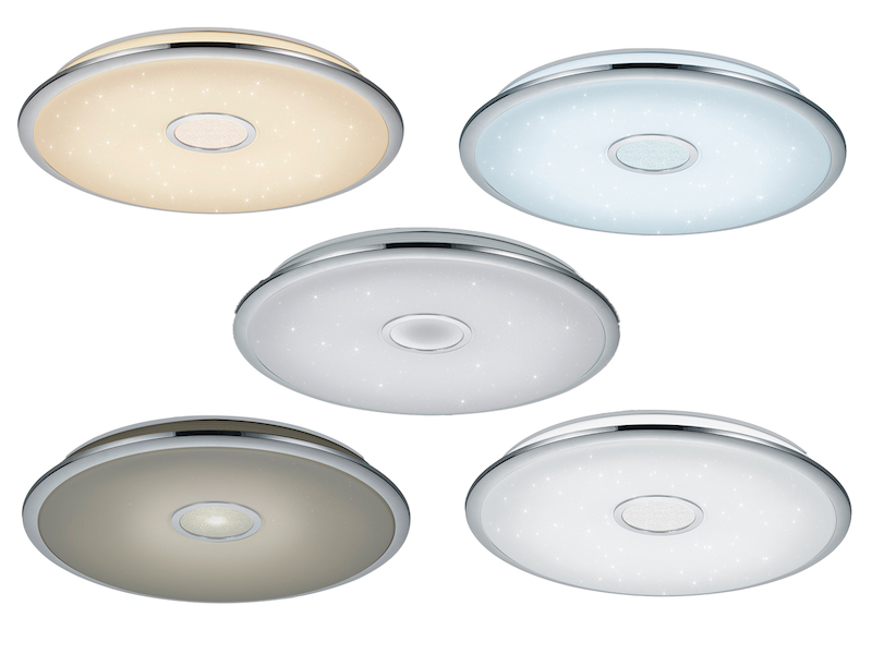 Große LED Deckenleuchte OSAKA dimmbar mit Fernbedienung & 3 Lichtfarben, Ø 65cm