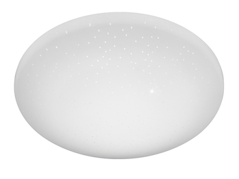 LED Deckenleuchte / Wandleuchte mit Sternenhimmel Effekt Ø28cm Weiß IP44