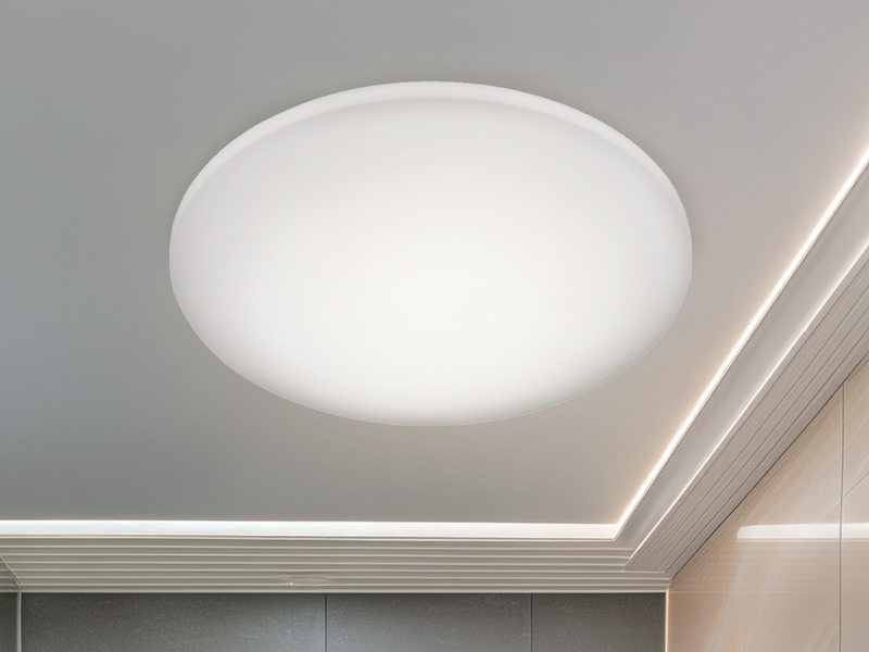 Dimmbare LED Deckenleuchte SILMA mit Fernbedienung - Feuchtraumgeeignet Ø 40cm