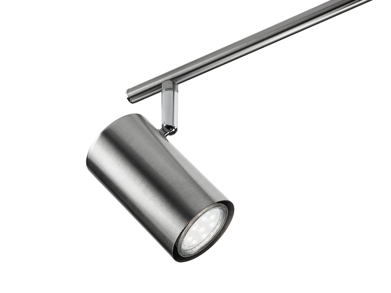 LED Deckenstrahler FAINA 4 flammig in Silber matt - Spot dreh-und schwenkbar
