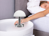 Nacht-Tischleuchte Lampenschirm Weiß & Touch Dimmer als Schlafzimmerlampe