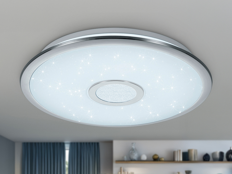 LED Deckenleuchte OSAKA mit Fernbedienung dimmbar & 3 Lichtfarben, Ø 42cm