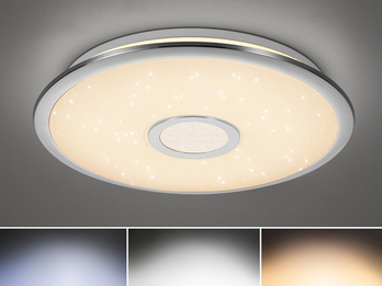 LED Deckenleuchte OSAKA dimmbar mit Fernbedienung & 3 Lichtfarben, Ø 42cm