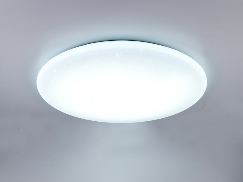 Große LED Deckenleuchte NAGANO extra hell, dimmbar mit Fernbedienung, Ø 79cm