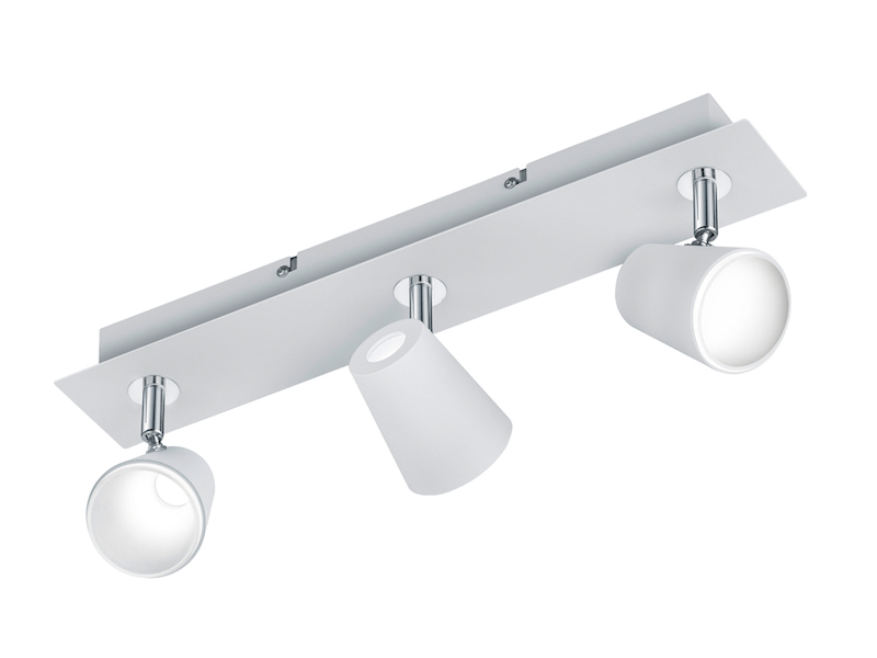 LED Deckenstrahler NARCOS 3-flammig Weiß, Breite 45cm
