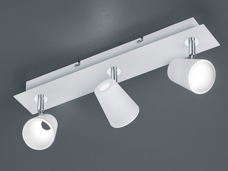 LED Deckenstrahler NARCOS 3-flammig Weiß, Breite 45cm