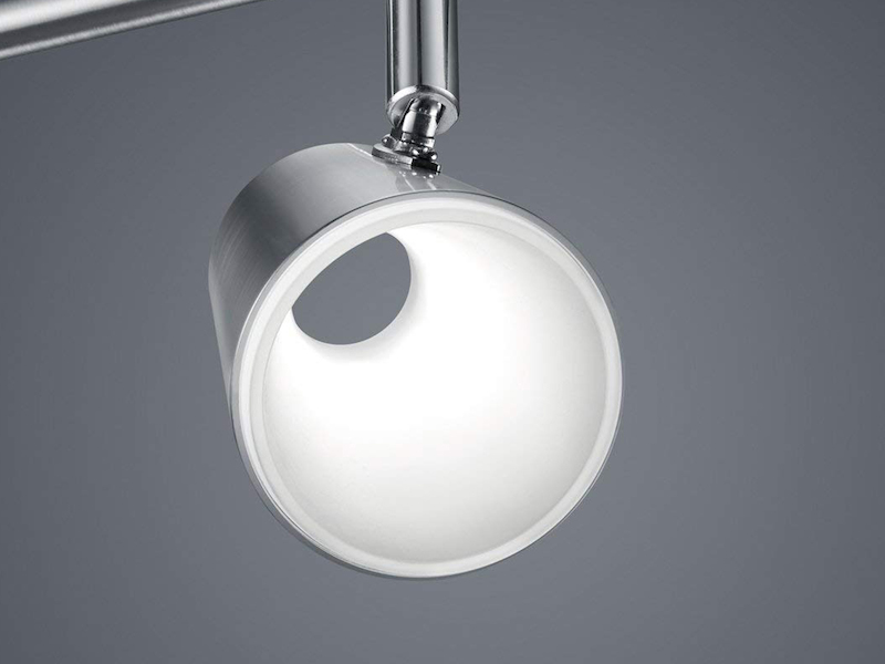 LED Deckenstrahler NARCOS 6 flammig Silber matt Spots dreh-und schwenkbar