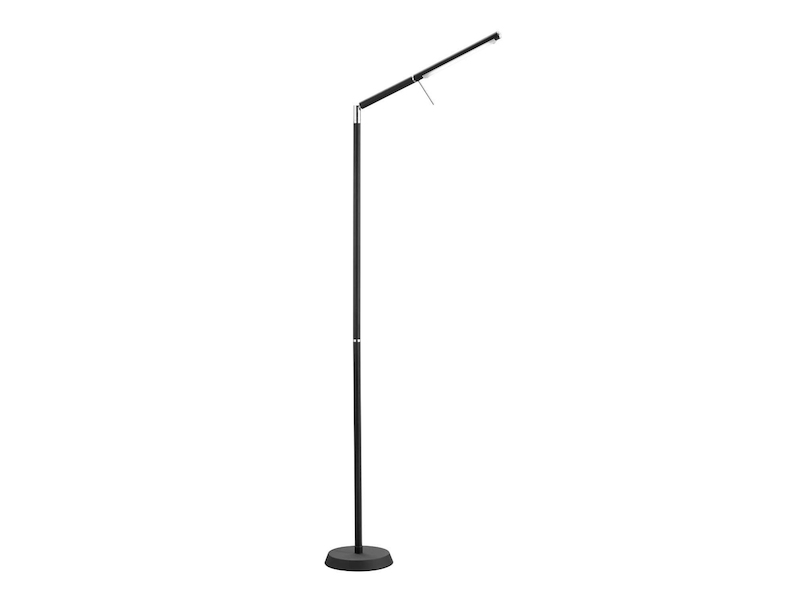 LED Stehlampe FILIGRAN dimmbar über Sensor, Metall Schwarz, Höhe 162cm