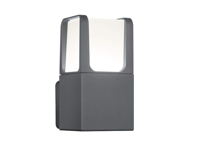 LED Außenwandleuchte EBRO Aluminium in Anthrazit, Höhe 20cm, IP54