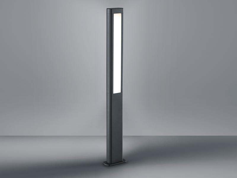 LED Wegeleuchte RHINE aus Aluminium in Anthrazit, Höhe 100cm