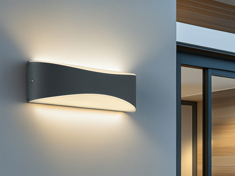 LED Außenwandleuchte KONDA in Anthrazit mit Up- & Downbeleuchtung, IP65