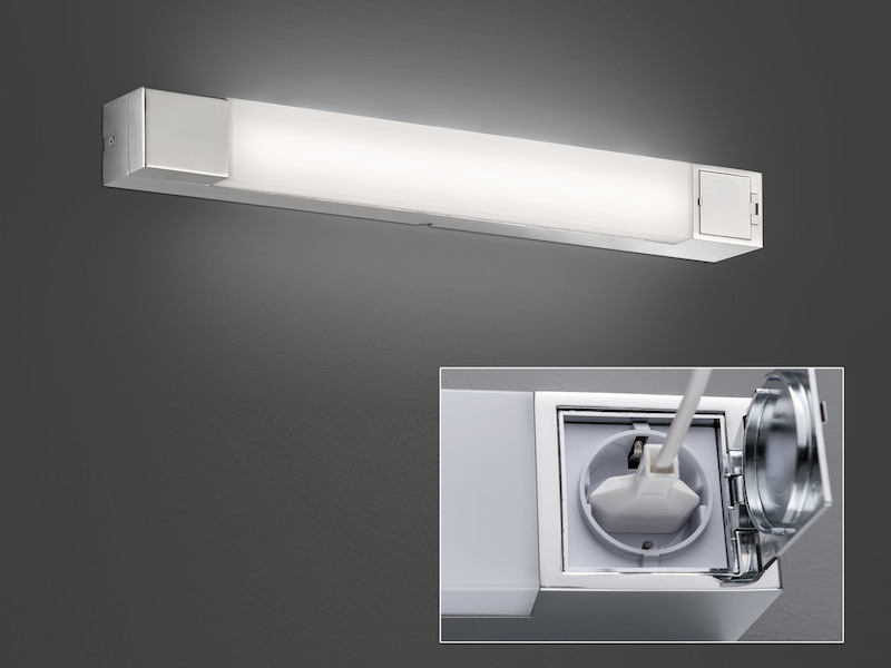 Schwenkbare Honsel LED Badezimmerwandlampe Spiegelleuchte 60cm Badbeleuchtung 