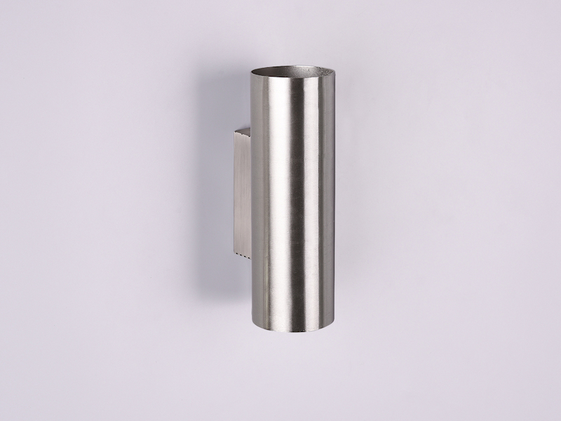 Up Down Wandleuchte MARLEY Metall Silber, Höhe 18cm