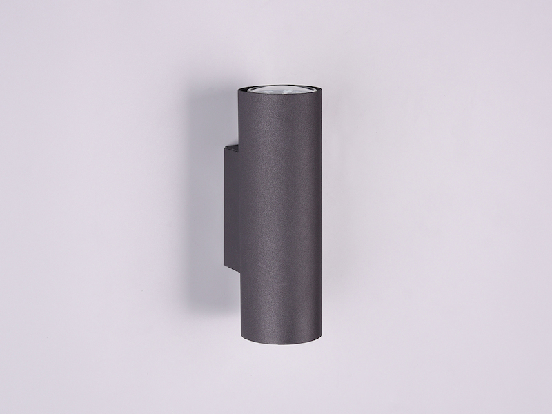 Up Down Wandleuchte MARLEY Metall Schwarz, Höhe 18cm