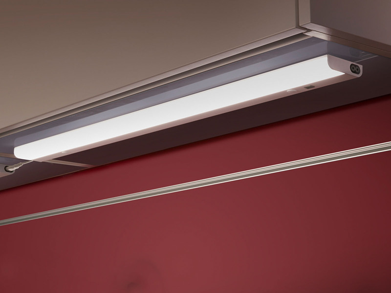 LED Küchen Unterbauleuchte SIMEO flach mit Bewegungssensor, 78cm lang