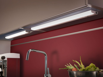 2er SET LED Küchen Unterbauleuchten flach mit Bewegungssensor, 78cm lang