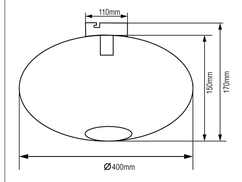 Deckenleuchte JOHANN Gitter Lampenschirm Metall in Grau antik Ø 40cm