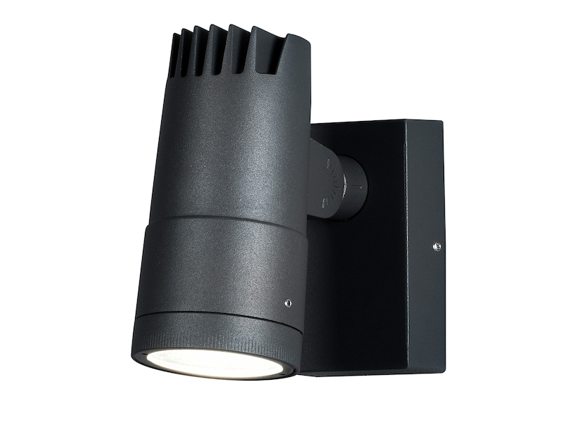 Schwenkbare LED Außenwandleuchte ANDRIA aus ALU Lichtstrahl einstellbar, IP54