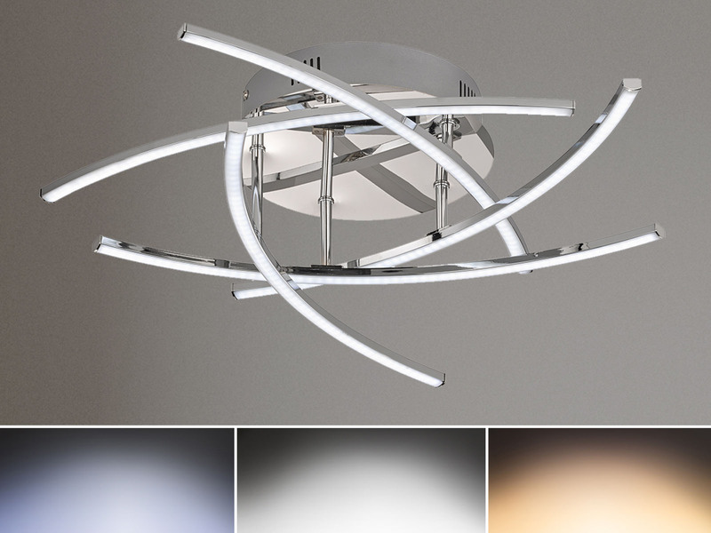 LED Deckenleuchte CROSS dimmbar & Lichtfarbe einstellbar, Ø 50cm