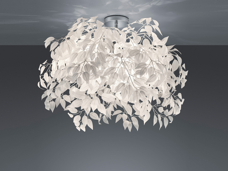 Neu Schöne weiße traumhafte Feder Schatten Lampe Schlafzimmer LED-Deckenleuchte 
